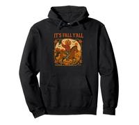 It's Fall Y'all Pumpkin Head Cowboy Pullover Hoodie
