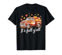 It's Fall Y'all Pumpkin Truck Autumn Tree Hello Fall T-Shirt