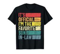 It's Finally Official I'm The Favorite Son In Law Retro T-Shirt