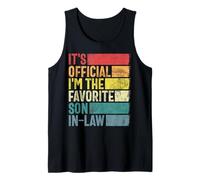 It's Finally Official I'm The Favorite Son In Law Retro Tank Top
