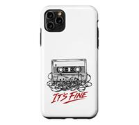 It's Fine 80s Cassette Tape Unraveled Tangled Funny Chaos Case for iPhone 11 Pro Max