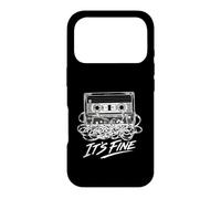 It's Fine 80s Cassette Tape Unraveled Tangled Funny Chaos Case for iPhone 17 Pro
