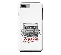 It's Fine 80s Cassette Tape Unraveled Tangled Funny Chaos Case for iPhone 7 Plus/8 Plus