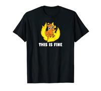 It's Fine Dog, Burning San Francisco T-Shirt