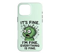 It's Fine, I'm Fine Everything Is, Alien Monster Meme Case for iPhone 16 Pro Max