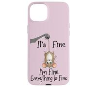 It's fine I'm fine everything is fine funny Cute Mouse Rat Case for iPhone 15 Plus