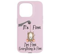 It's fine I'm fine everything is fine funny Cute Mouse Rat Case for iPhone 15 Pro