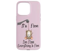 It's fine I'm fine everything is fine funny Cute Mouse Rat Case for iPhone 15 Pro Max