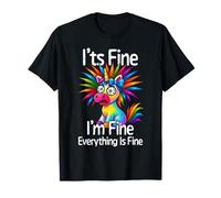 It's fine i'm fine everything is fine funny unicorn T-Shirt