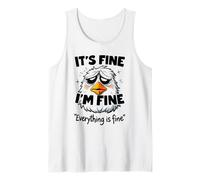 It's Fine I'm Fine Everything Is Fine Tank Top