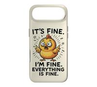 It's Fine, I'm Fine Everything Is, Funny Chicken Meme Case for iPhone Air