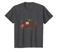 It's Fine I'm Fine Everything's Fine Just Peachy T-Shirt, Kids, Dark Heather Grey, 6 Years