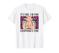 It's Fine I'm Fine Everything's Fine, Retro Comic Book Style T-Shirt