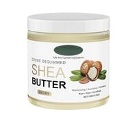 It's First Crude Degummed African Shea Butter (8 oz) - Pure & Natural Body Butter for Dry Skin Marks & Care Set Women (Beige, One Size)