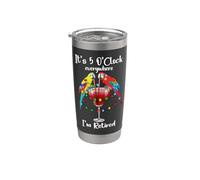 It's Five Oclock Everywhere Im Retired Summer Retirement Men Stainless Steel Insulated Tumbler