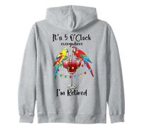 Its Five Oclock Everywhere Im Retired Summer Retirement Men Zip Hoodie
