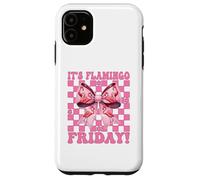 It's Flamingo Friday! TGIF Flamingo Girl Mom Pink Coquette Case for iPhone 11