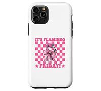 It's Flamingo Friday! TGIF Flamingo Girl Mom Pink Coquette Case for iPhone 11 Pro