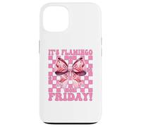 It's Flamingo Friday! TGIF Flamingo Girl Mom Pink Coquette Case for iPhone 13
