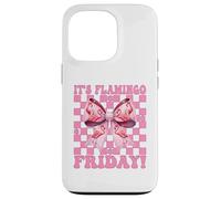 It's Flamingo Friday! TGIF Flamingo Girl Mom Pink Coquette Case for iPhone 13 Pro