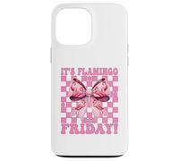 It's Flamingo Friday! TGIF Flamingo Girl Mom Pink Coquette Case for iPhone 13 Pro Max