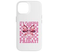 It's Flamingo Friday! TGIF Flamingo Girl Mom Pink Coquette Case for iPhone 14