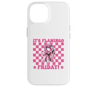It's Flamingo Friday! TGIF Flamingo Girl Mom Pink Coquette Case for iPhone 14