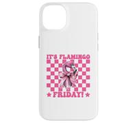 It's Flamingo Friday! TGIF Flamingo Girl Mom Pink Coquette Case for iPhone 14 Plus