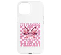 It's Flamingo Friday! TGIF Flamingo Girl Mom Pink Coquette Case for iPhone 15