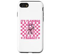 It's Flamingo Friday! TGIF Flamingo Girl Mom Pink Coquette Case for iPhone SE (2020) / 7/8