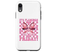 It's Flamingo Friday! TGIF Flamingo Girl Mom Pink Coquette Case for iPhone XR