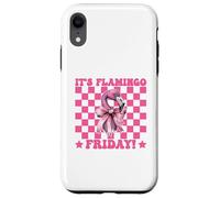 It's Flamingo Friday! TGIF Flamingo Girl Mom Pink Coquette Case for iPhone XR