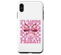 It's Flamingo Friday! TGIF Flamingo Girl Mom Pink Coquette Case for iPhone XS Max