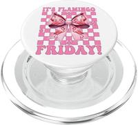It's Flamingo Friday! TGIF Flamingo Girl Mom Pink Coquette PopSockets PopGrip for MagSafe