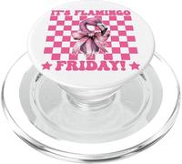 It's Flamingo Friday! TGIF Flamingo Girl Mom Pink Coquette PopSockets PopGrip for MagSafe