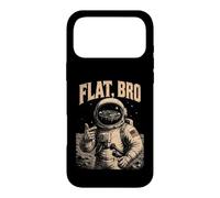 It's Flat Bro Funny Flat Earth Conspiracy Plot Secret Case for iPhone 17 Pro Max