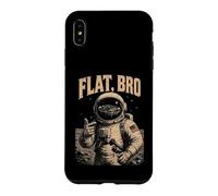 It's Flat Bro Funny Flat Earth Conspiracy Plot Secret Case for iPhone XS Max