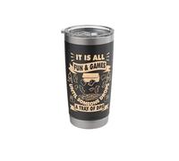 It's Fun & Games Until Drops A Tray of DPS Postal Worker Stainless Steel Insulated Tumbler