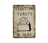 It's Getting Toasty in Here Art ,Interesting home wall art decoration, personalization idea, vintage metal tin, bedroom decoration, stylish and simple office, home coffee wall decoration, doubl