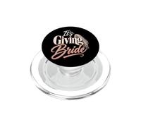It's Giving Bride Trendy Wedding Future Mrs Gift PopSockets PopGrip for MagSafe