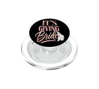 It's Giving Bride Trendy Wedding Future Mrs Gift PopSockets PopGrip for MagSafe