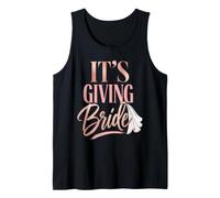 It's Giving Bride Trendy Wedding Future Mrs Gift Tank Top