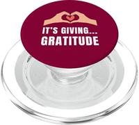 It's Giving Gratitude, Millennials & Gen Z Grateful Vibes PopSockets PopGrip for MagSafe