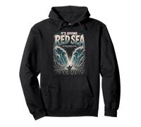 It's giving Red Sea Funny Christian Moses Exodus 14:21 Pullover Hoodie