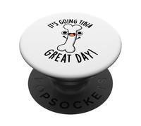 It's Going Tibia Great Day Funny Bone Pun PopSockets Adhesive PopGrip