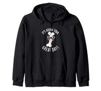 It's Going Tibia Great Day Funny Bone Pun Zip Hoodie