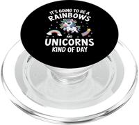 It's Going to be a Rainbows and Unicorns Funny Unicorn PopSockets PopGrip for MagSafe