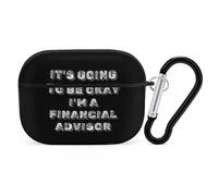 It's Going to Be Okay I'm A Financial Advisor Compatible with Airpod Pro Case Cover Skin with Keychain