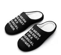 It's Going to Be Okay I'm A Financial Advisor Mens Slipper Slip On Winter Warm House Slippers Shoes Indoor Outdoor