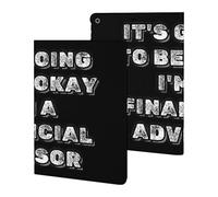 It's Going to Be Okay I'm A Financial Advisor Slim Case Compatible with iPad 10th 9th 8th 7th Generation 2022 2021 2020 2019 Protective Cover Stand